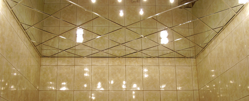 Зеркальный натяжной потолок